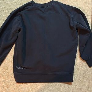 black Lululemon Scuba Crew neck Sz S
